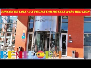 BENIDORM INFO WALK!☀️💬📣 FOUR⭐HOTELS! Levante Club, Flamingo Oasis, Melia + Red Lion 2! 🏢🇪🇦🥂#benidorm
