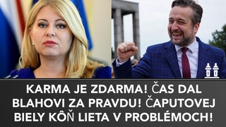 KARMA JE ZDARMA!  BLAHA neskrýva nadšenie: ČAPUTOVEJ biely kôň lieta v problémoch.