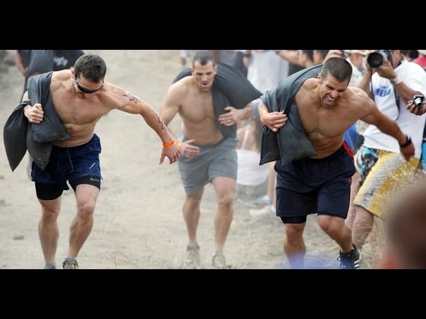 Sandbag Sprint: Men 2009 Cross Fit Games sandbag sprint: men 2009 crossfit games sandbag sprint: men 2009