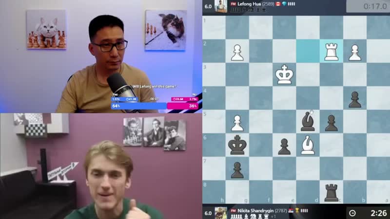 НЕВЕЖЛИВО ПРОСИШЬ НИЧЬЮ ,, FM LEFONG HUA vs FM НИКИТА ШАНДРЫГИН,