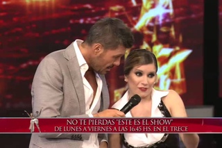 Showmatch 2014 - Celoso La reaccin de Hoppe por la salida de Laura Fernndez y Thiago Batistuta