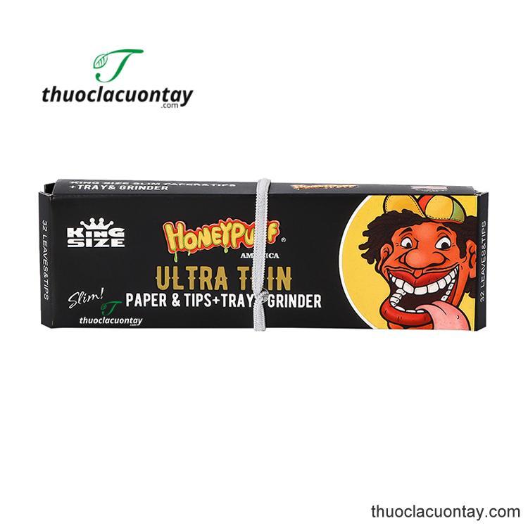 Giấy cuộn thuốc lá HoneyPuff Ultra Thin King Size Slim 4 in 1