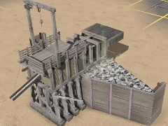 NSWGR ballast crushing plant, steam driven