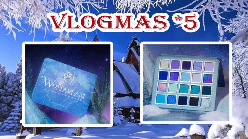 VLOGMAS 5. Зимняя палетка с 2 мя мультихромами от инди бренда COSMIC