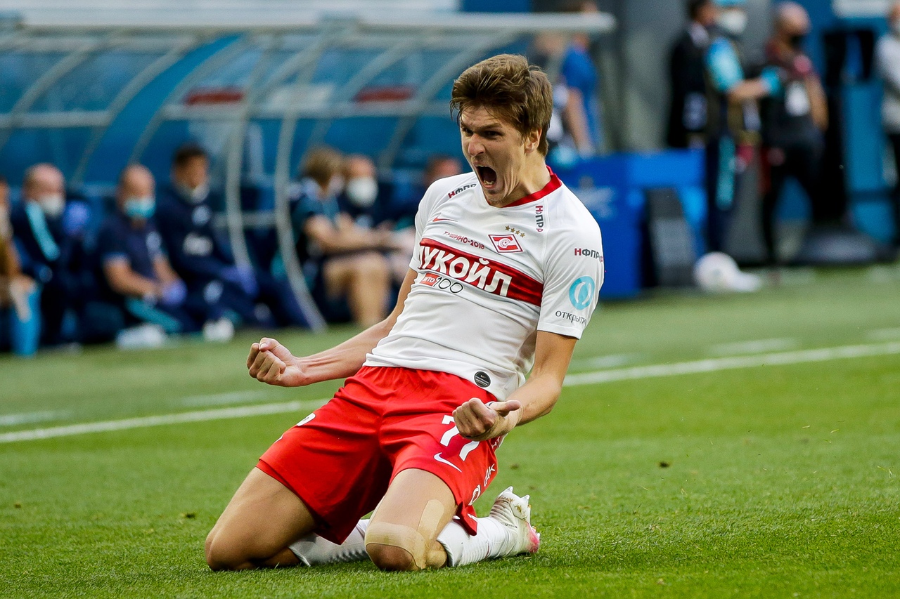 Зенит - Спартак, 2:1. 1/2 Кубка России 2019/20. Александр Соболев