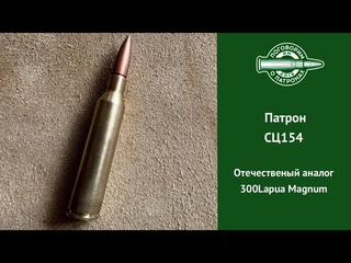 Патрон СЦ154 или отечественный 300 Lapua Magnum