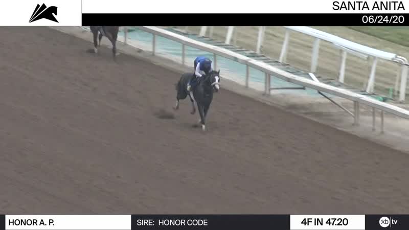 Honor A. P. Worked 4 Furlongs at Santa Anita Park on June 24th,