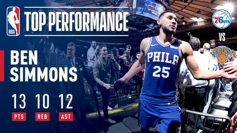 Ben Simmons Notches 8th Career Triple