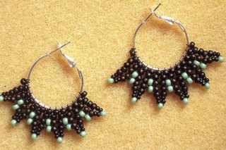 Spikey Hoop Earrings