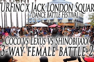 Coco vs Lexus vs ShinobiJaxx | TURFinc x Jack London Square Dance Battle Festival | Oakland Ca