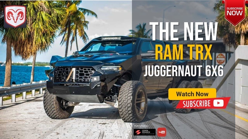 2024 Ram TRX Juggernaut 6x6 Customized By Apocalypse Manufacturing All New Monster