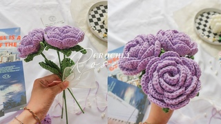 Crochet Rose Flowers Hng dn mc hoa hng xinh xinh nhn ngy Valentine 14/2 Vyvascrochet