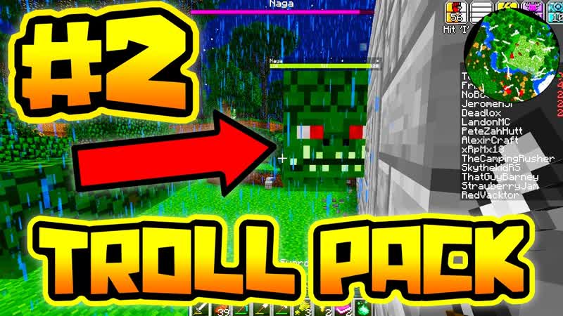 THE ULTIMATE TROLLING , Troll Pack in Minecraft,