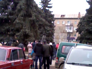 Уманчани повалили Леніна
