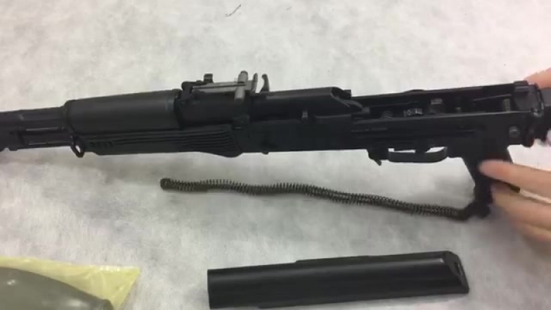 AUTOMATICAL RIFLE AK 104 7, 6239 BLANK REVIEW AND