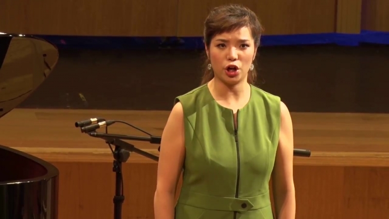 Sarah Wang, soprano. Master Class with Barbara Frittoli and David