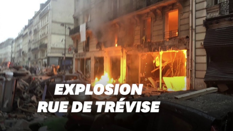 Les images de lexplosion à Paris rue de