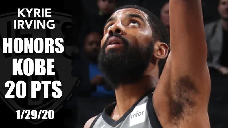 Kyrie Irving honors Kobe in emotional return for Nets vs. Pistons, 2019 20 NBA