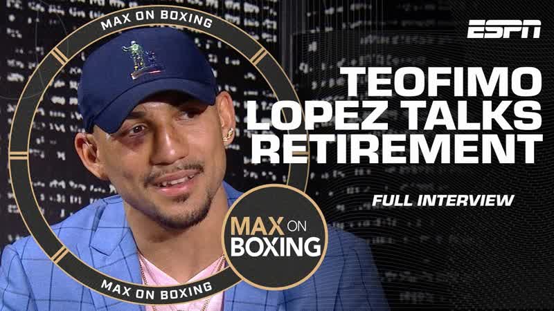 Teofimo Lopez explains why he s retiring after beating Josh Taylor FULL INTERVIEW , Max on