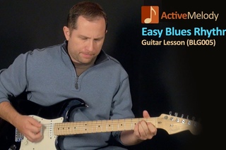 Easy Blues Guitar Lesson - Basic Rhythm - BLG005