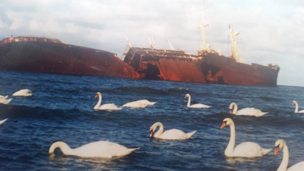 Karadeniz'de batan Rus savaş gemisi Moskva'ya ait yeni fotoğraflar ortaya çıktı