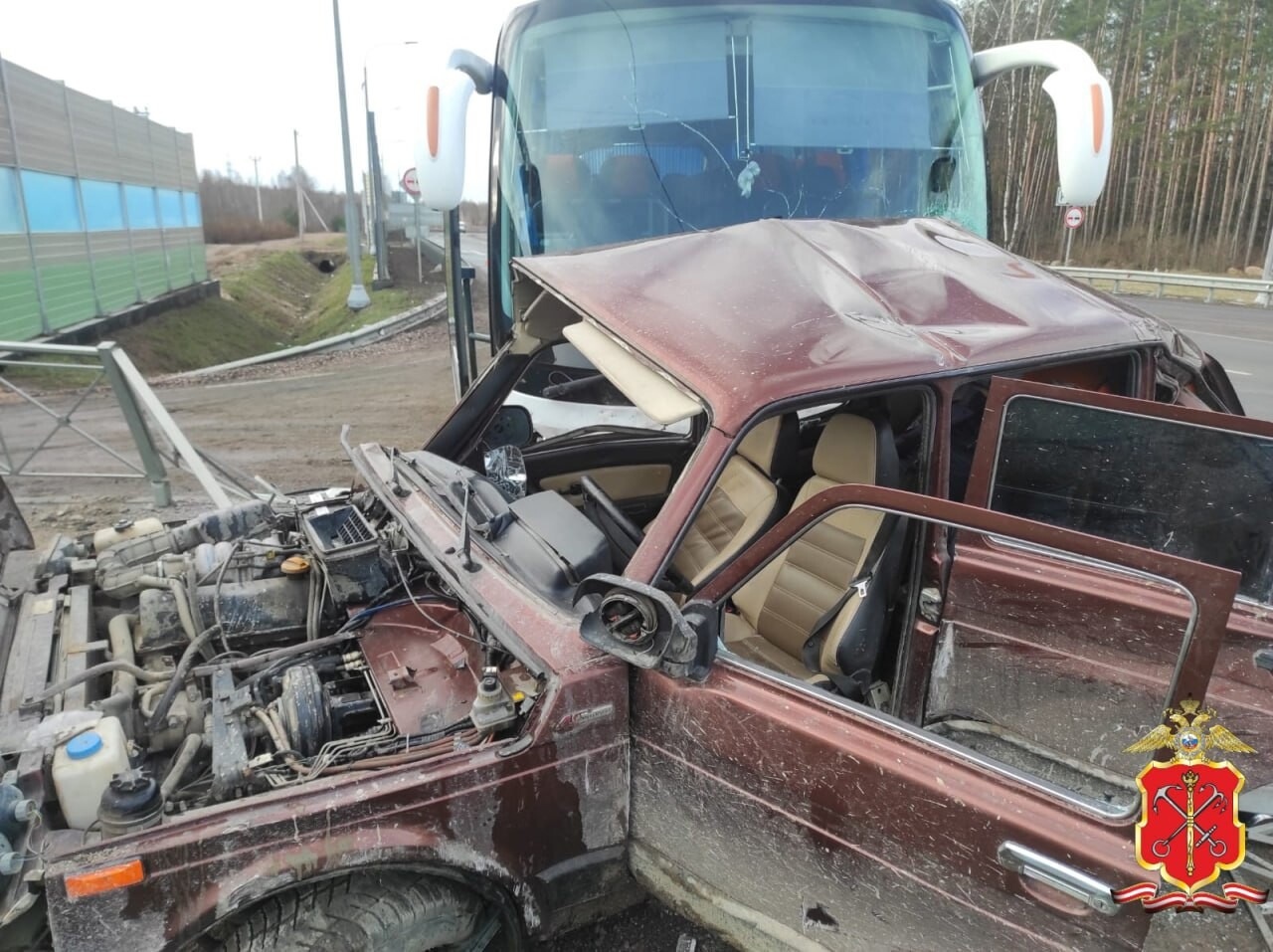 Утром 8 апреля в Кингисеппском районе произошло смертельное ДТП Это картинка