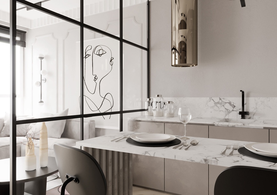 Проект студийной квартиры 30 кв.