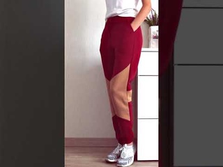 Нашла остатки трикотажа. Что получилось?😯Колорблокинг в одежде 🎽🥊