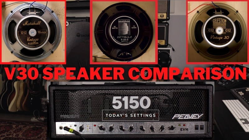 V30 SPEAKER COMPARISON: Marshall Vintage, Fryette P50 E Celestion Vintage 30,