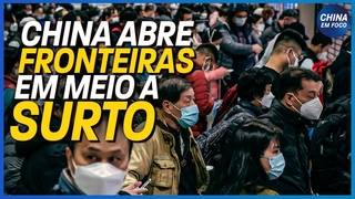 China reabre fronteiras em meio a surto de COVID-19 Manifestantes entram em conflito com a polcia