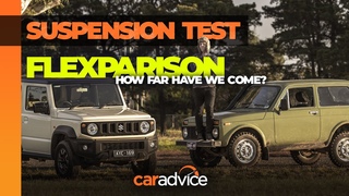 Suzuki Jimny v Lada Niva | Flex comparison and tug-of-war | CarAdvice